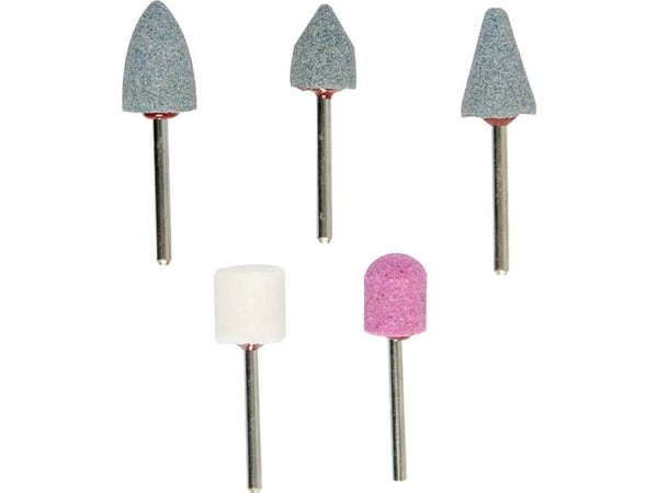 kwb 510100, Tilbehørssett, Glass, Hard keramikk, Metall, Plast, Aluminiumoksid, Alle merker, Sølv, Hvit, 5 stykker