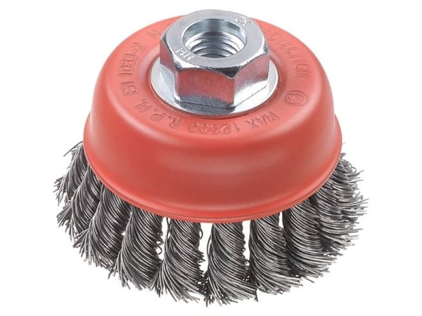 kwb 719236, Kopp stålbørste, 1,4 cm, 6,6 cm, 0,5 mm, Metall, Stein, Metall