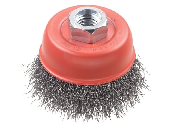 kwb 719136, Kopp stålbørste, 6 cm, 0,35 mm, Metall, Stein, Metall
