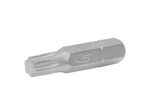 KS Tools 911.7846, 1 kpl, Torx, nikkeli, DIN 3126, ISO 1173 - C 6.3, ISO 1173 - C 8, 30 mm, 8 g