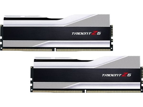 G.Skill Trident Z5 - DDR5 - sett - 32 GB: 2 x 16 GB - DIMM 288-pin - 6000 MHz / PC5-48000 - CL30 - 1.35 V - ikke-bufret - ikke-ECC - metallic sølv