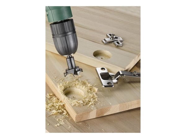 kwb 705520, Drill, 3 cm, Løvtre, Mykt tre, 8 mm, Høy-Hastighets Stål (HHS), Sort