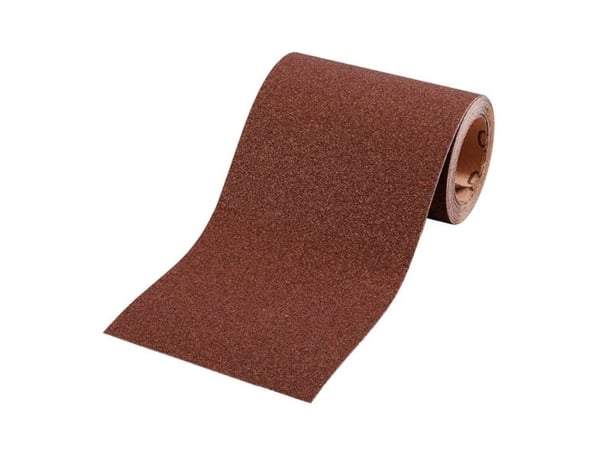 kwb 817818, Slipepapir (rull), P180, Aluminiumoksid, Metall, Plast, Tre, Brun, 115 mm