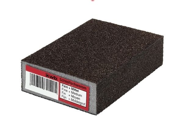 kwb 089111, Slipsvamp, Finkornig, Aluminiumoxid, Skum, Slutbehandling, Metall, Trä
