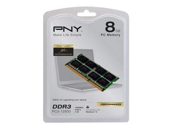 Notebook-minne 8GB DDR3 1600MHz 12800 SOD8GBN12800/3L-SB