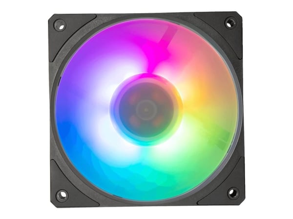 Cooler Master Mobius 120P ARGB, vifte, 2400 rpm, 30 dB, 75,2 CFM, svart