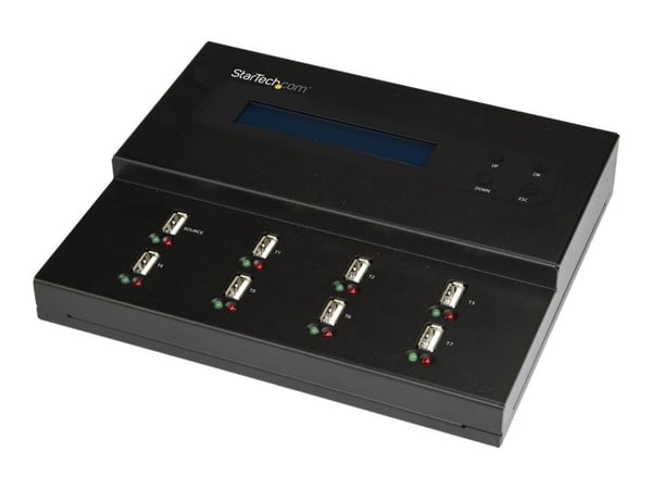 StarTech USB Duplicator - 1:7 - USB Flash Drives - Flash Drive Duplicator (USBDUPE17) - USB-enhetsduplikator - 7 fack - TAA-kompatibel