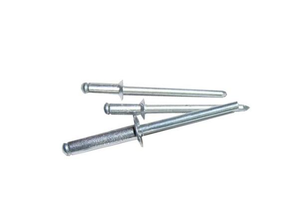 kwb 407476, Rørformet nagle, Aluminium, Rustfritt stål, Zink, 4 mm, 16 mm