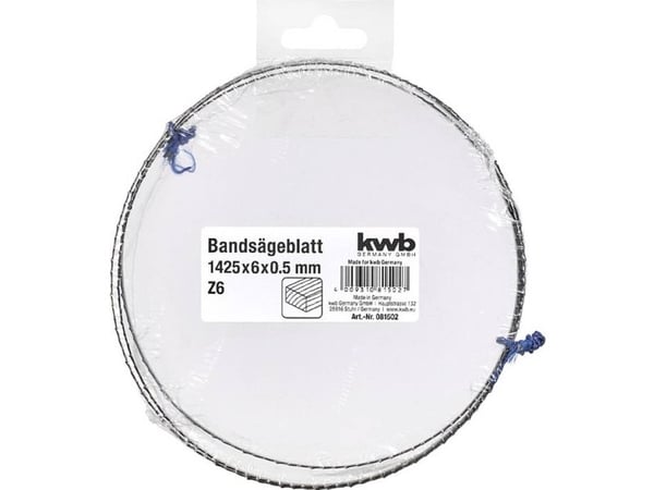 kwb 081502 Vannesahanterä, 1425 x 0,65, Z6, puu 1 kpl