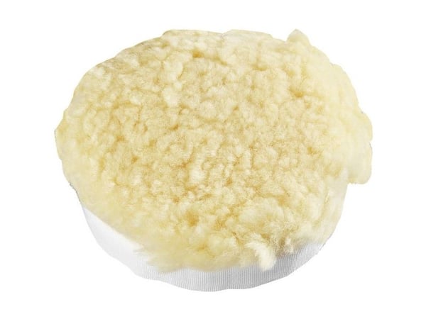kwb 485500, Poleringssvamp, 13,5 cm, Hvit, Ull