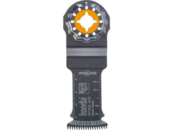 kwb 707303, Sagblad, Parkett, Plast, Polyvinylklorid (PVC), Tre, High Carbon Steel (HCS), 5 cm, 32 mm, 1 stykker