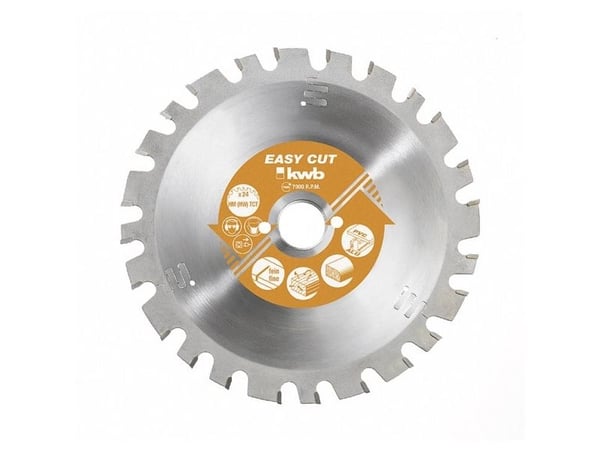 kwb 588533, Aluminium, Sponplate, Løvtre, Ikke-jernholdig metall, Plast, Blad metall, 23 cm, 3 cm, 1,8 mm, 7000 RPM, 2,8 mm