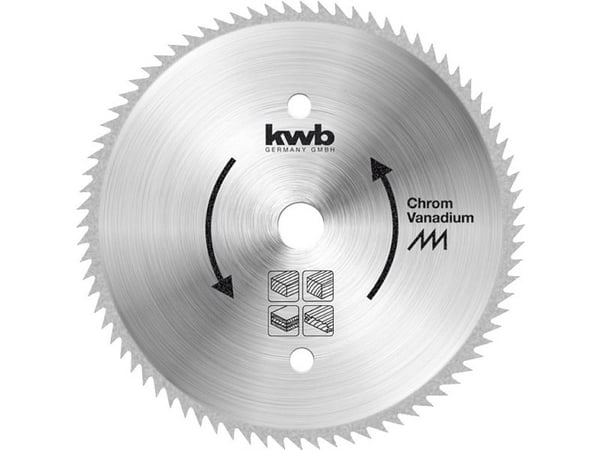 kwb 584311, Kryssfiner, Mykt tre, Panel, 16 cm, 1,6 cm, Kromvanadiumstål, 1,2 mm, 1,2 mm