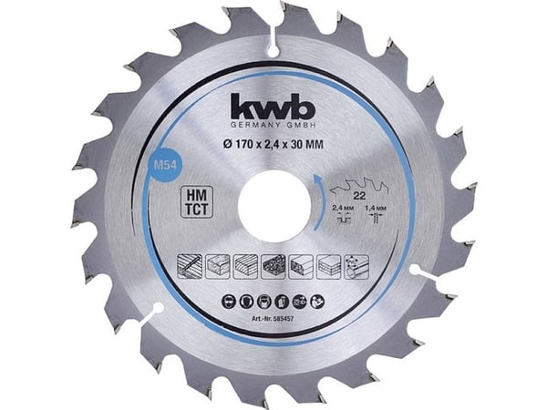 kwb 585457, Metalli, 1 kpl
