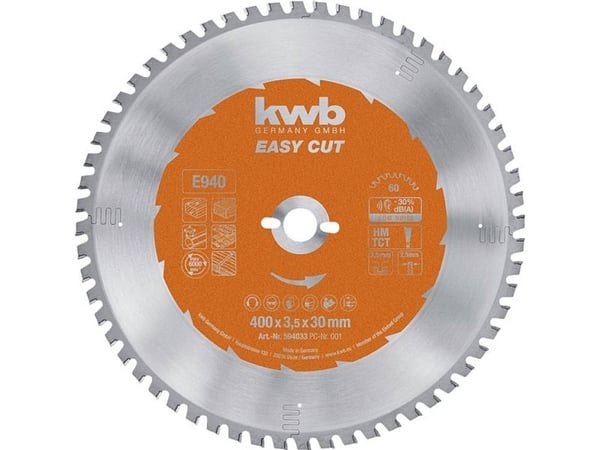 kwb 594033, Aluminium, Sponplater, Hardtre, Plast, Stål, 40 cm, 3 cm, 2,2 mm, 3,5 mm, 1 stk