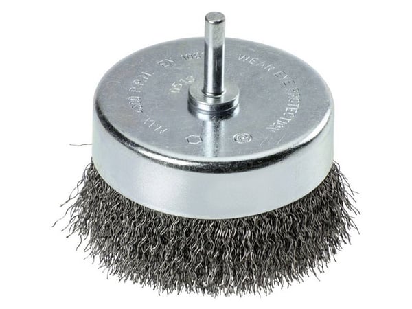kwb 602433, Kopp stålbørste, 7,5 cm, 0,3 mm, Marmor, Metall