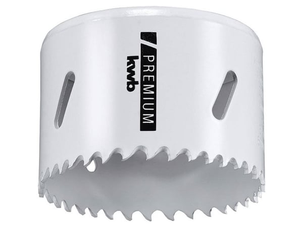 kwb 598064, Single/enkelt, Drill, Aluminium, Kopper, Gipsplater, Plast, Stål, Tre, Hvit, Bimetall, Høy-Hastighets Stål (HHS), Cobalt Alloy High-Spe...