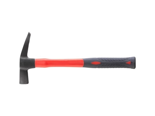 kwb 446816, Murerhammer, Stål, Fiberglass, Svart, Rød, Stål, 600 g