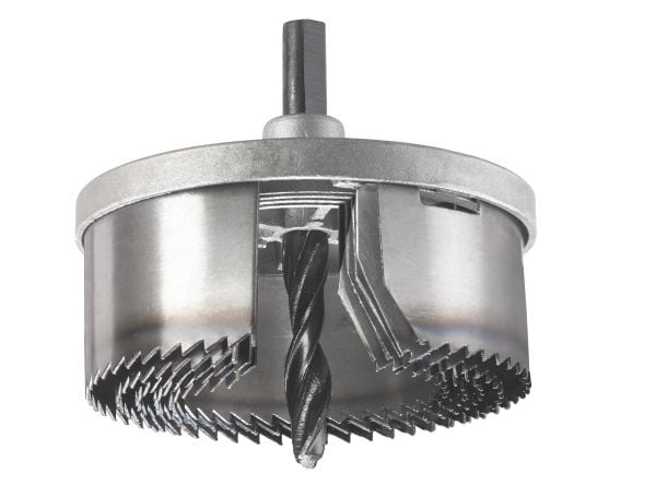 kwb 498477, Sett, Bor, Mykt tre, Gipsplater, Hardt tre, Rustfritt stål, Stål, Sink, 1,8 cm