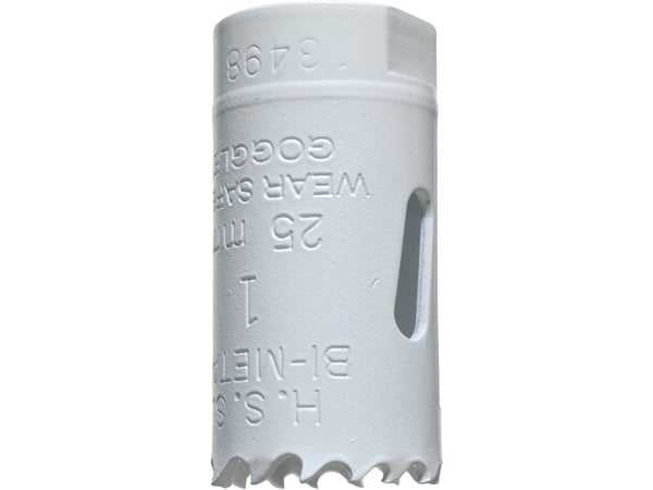 kwb 598025, Single/enkelt, Drill, Aluminium, Kopper, Gipsplater, Plast, Stål, Tre, Hvit, Bimetall, Høy-Hastighets Stål (HHS), Cobalt Alloy High-Spe...