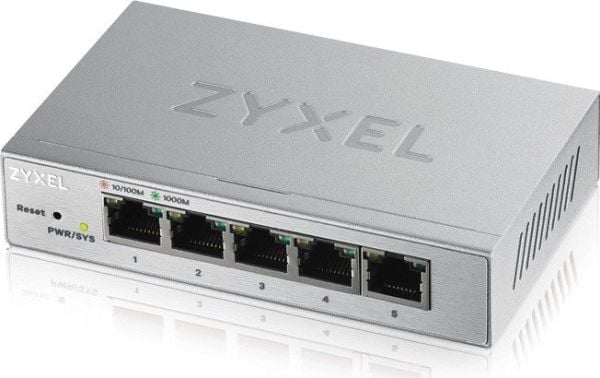 Zyxel GS1200-5, Hallittu, Gigabit Ethernet (10/100/1000)