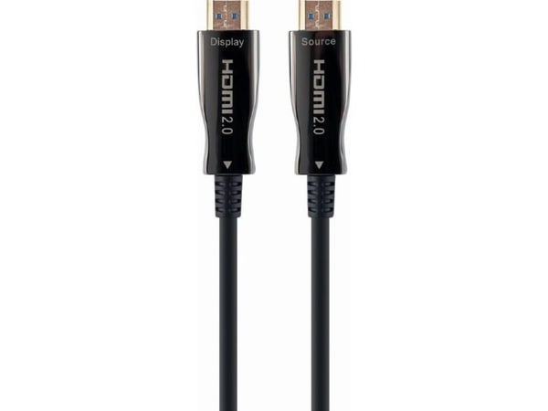 Cablexpert - High Speed - HDMI-kabel med Ethernet - HDMI hann til HDMI hann - 30 m - fiberoptisk - Active Optical Cable (AOC)