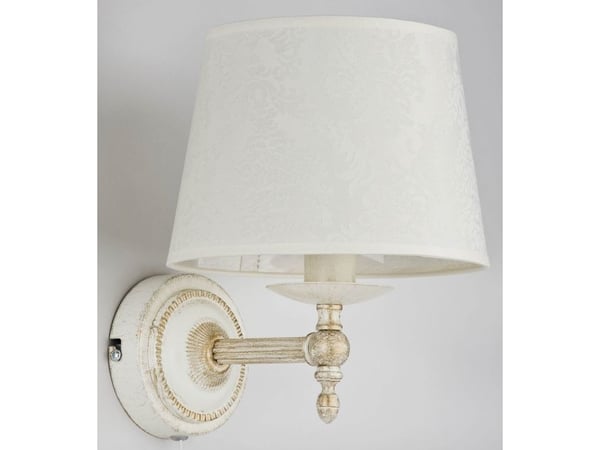 Alfa vegglampe Roksana 18530 1x40W E14 hvit lampearmatur