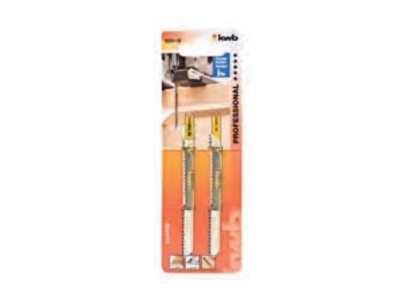 kwb 620330, Stikksagblad, Sponplate, Fiberglass, Fibre board, Løvtre, Plast, Tre, Bimetall, Grå, 8 cm, 4 mm