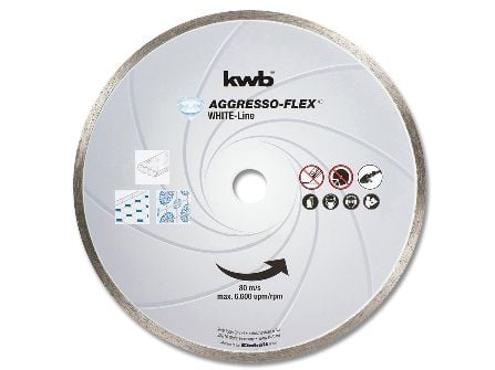 kwb 725240, Kutteskive, Hard keramikk, Marmor, Flis, Alle merker, 2,2 cm, 12,5 cm, 5 mm