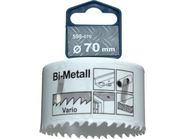 kwb ?598070, Single/enkelt, Drill, Aluminium, Kopper, Gipsplater, Plast, Stål, Tre, Hvit, Metall, Cobalt Alloy High-Speed Steel (HSS-Co) kwb ?598070, Single/enkelt, Drill, Aluminium, Kopper, Gipsplater, Plast, Stål, Tre, Hvit, Metall, Cobalt Alloy High-Speed Steel (HSS-Co)