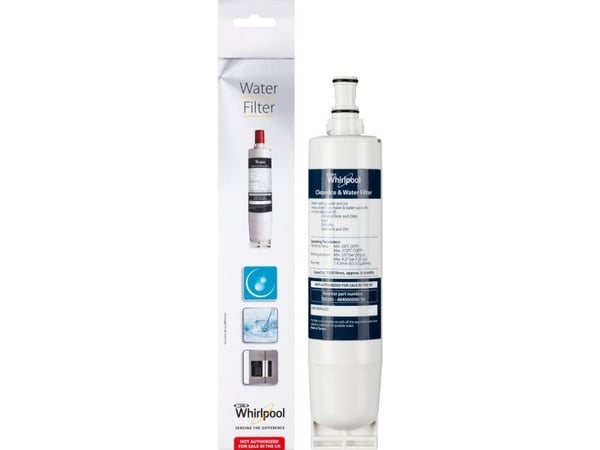 Whirlpool C00424824, Vannfilter, Whirlpool, Kjøleskap, Blå, Hvit