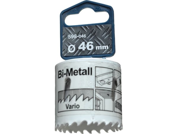 kwb 598046, Single/enkelt, Drill, Aluminium, Kopper, Gipsplater, Plast, Stål, Tre, Hvit, Bimetall, Høy-Hastighets Stål (HHS), Cobalt Alloy High-Spe...