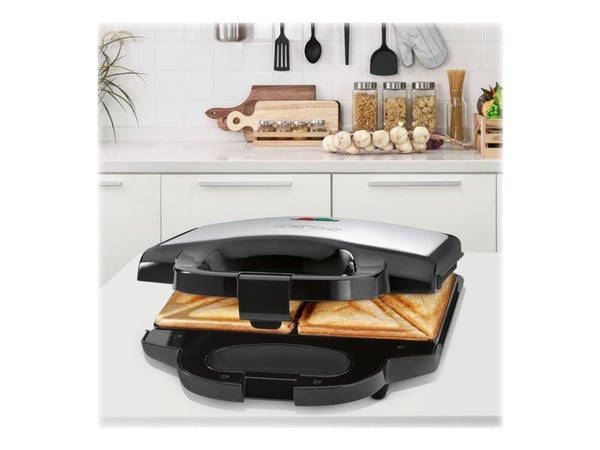 Clatronic ST 3778 - Brødrister - 750 W - svart/rustfritt stål