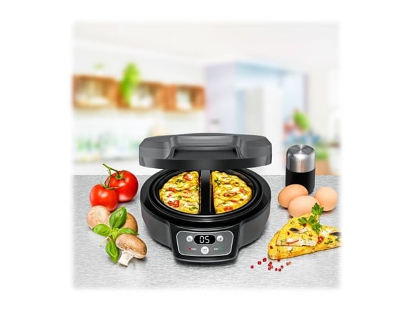 Rommelsbacher OMELETT CHEF OM 950 Oskar - Omelettjärn - 950 W - skiffergrå