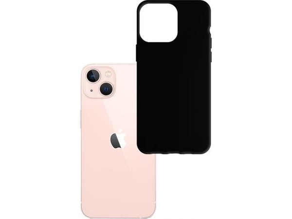 3MK Matt Case, Rund (shell case), Apple, iPhone 14, 15,5 cm (6.1"), Svart
