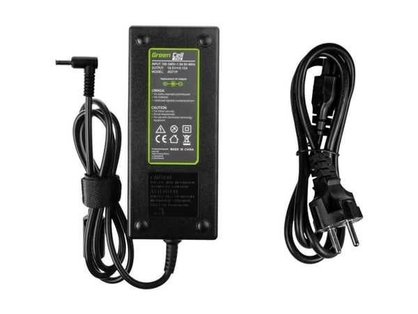 Green Cell PRO - Strømadapter - AC - 120 watt - svart - for OMEN by HP Laptop 15, 17; HP ENVY Laptop 15, 17