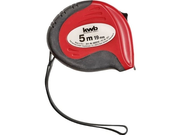 kwb 060215 målebånd 5 m stål/plast kwb 060215 målebånd 5 m stål/plast