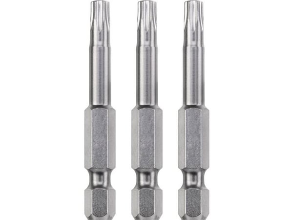 kwb 121315, 3 stykker, Torx, T15, Stål, 50 mm, 25,4 / 4 mm (1 / 4")