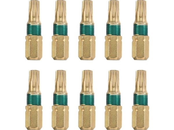 kwb 126255, 1 stykker, Torx, T15, Rustfritt stål, 25 mm, 25,4 / 4 mm (1 / 4")