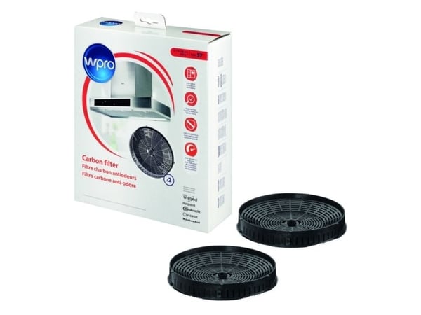 Whirlpool CHF 57, liesituuletin, suodatin, musta, Whirlpool, AKR 039 G BL, AKR 037 G BL, AKR 036 G BL, AKR 758 IXL, 2 kpl, 2 kpl