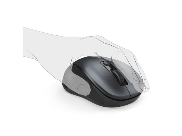 Hama Canosa V2, molemminpuolinen, Optisk, Bluetooth, 1600 dpi, Antrasiitti