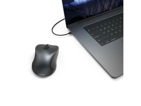 Hama Canosa V2, molemminpuolinen, Optisk, Bluetooth, 1600 dpi, Antrasiitti