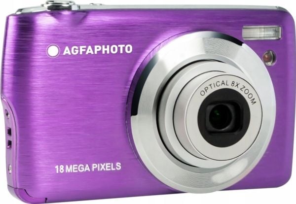 AgfaPhoto Compact DC8200, 18 MP, 4896 x 3672 piksler, CMOS, 8x, Full HD, lilla