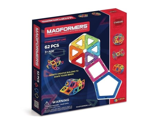 Magformers MAGFORMERS BASIC klossar 62 delar art.nr 701007