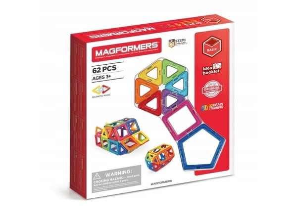 Magformers MAGFORMERS BASIC klossar 62 delar art.nr 701007