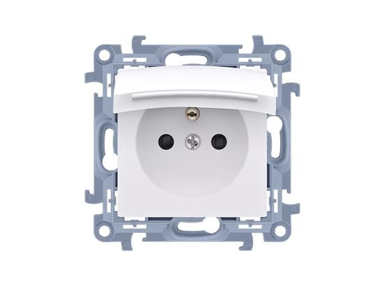 Kontakt-Simon CGZ1BZ.01/11, Valkoinen, Muovi, IP44, 250 V, 86 mm, 44 mm
