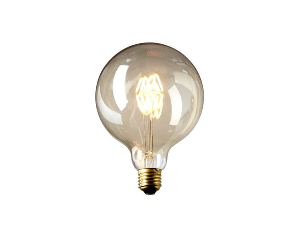 KATTOVALAISIN LED 4W GLOBE BASIC Ø125 KIRKAS LASI
