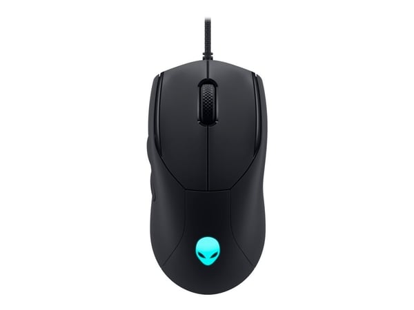 Alienware AW320M, Molempikätinen, Optinen, USB A-tyyppi, 3200 DPI, Musta