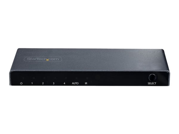 Startech 4-Port 8K HDMI Switch, HDMI 2.1 Switcher 4K 120Hz HDR10+, 8K 60Hz UHD, HDMI Switch 4 In 1 Out, Auto/Manual Source Switching, Remote Contro...