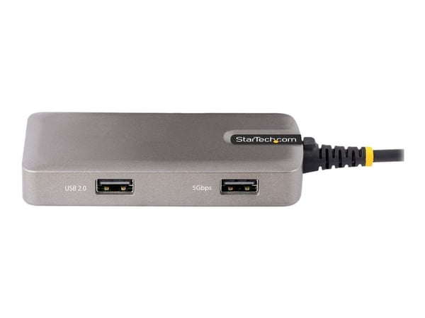 StarTech.com USB-C-moniporttisovitin, 4K 60Hz HDMI, HDR, 3-porttinen USB-keskitin, 100W Power Delivery Pass-Through, USB Type C Mini Docking Statio...